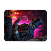 Mitternachts-Toast mit dem Baron Samedi Magnet (Horizontal)