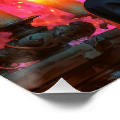 Mitternachts-Toast mit dem Baron Samedi Poster (Ecke)