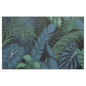 Mitternachts-Tropenblätter-Muster Stoff (Fat Quarter (45,7 x 55,9 cm))