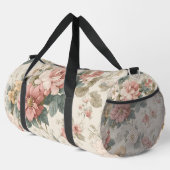 Mitternachts-Wiesen-Wildblume Duffle Bag (Rechte Ecke)