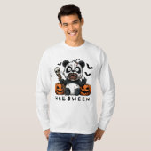 Mitternachts-Zombie-Panda T-Shirt (Vorne ganz)