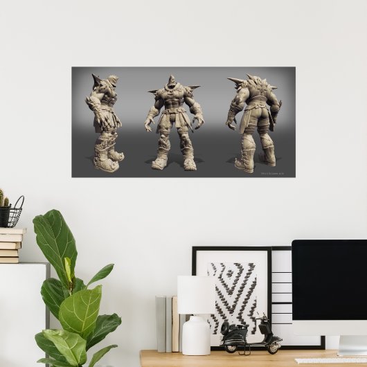 Mitternachtsalternative Kehrtwende Poster (Heimbüro)