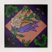 "Mitternachtsangebot" - Botanische Hand & Bloom Puzzle (Horizontal)