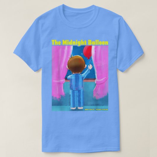 Mitternachtsballon Cover T-Shirt (Design vorne)