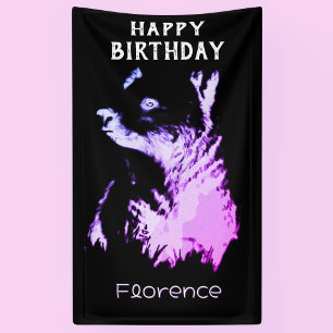 Mitternachtsbär Geburtstag Banner