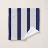 Mitternachtsblau Badhandtuch Set (Waschlappen)