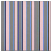 Mitternachtsblau, Blumenkornblume blau, grau, rosa Stoff (Muster)