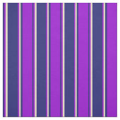 Mitternachtsblau, dunkles Violet und Tan Muster Stoff (Muster)