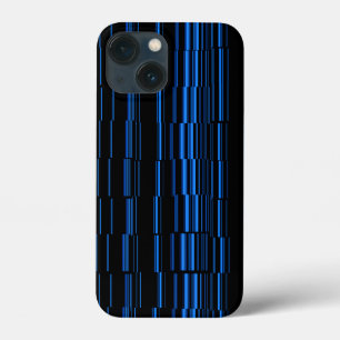 Mitternachtsblau Einzigartig Modernes Streifenmust Case-Mate iPhone Hülle