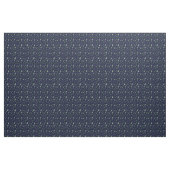 Mitternachtsblau mit grüner Rentierfische und vers Stoff (Yard (91,4 cm))