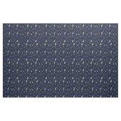 Mitternachtsblau mit grüner Rentierfische und vers Stoff (Fat Quarter (45,7 x 55,9 cm))