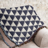 Mitternachtsblau Moderne Aztec Geometric Muster Decke