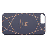 Mitternachtsblau-und Case-Mate iPhone Hülle (Rückseite (Horizontal))