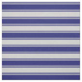 Mitternachtsblau und hellgraues Linienmuster Stoff (Muster)