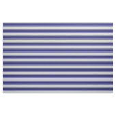 Mitternachtsblau und hellgraues Linienmuster Stoff (Fat Quarter (45,7 x 55,9 cm))