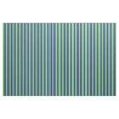 Mitternachtsblau und hellgrüne Linien Muster Stoff (Yard (91,4 cm))