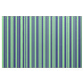 Mitternachtsblau und hellgrüne Linien Muster Stoff (Fat Quarter (45,7 x 55,9 cm))