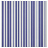 Mitternachtsblau und hellkyfarbene Linien Stoff (Muster)