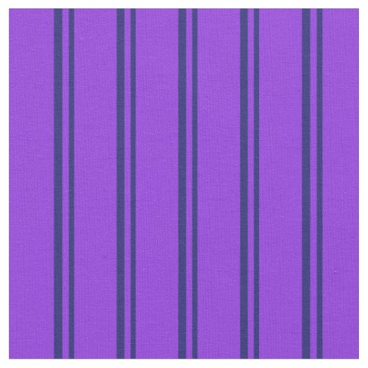 Mitternachtsblau und Lila farbige Linien Stoff (Nahaufnahme)