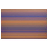 Mitternachtsblau und Schokolade Streifen Muster Stoff (Fat Quarter (45,7 x 55,9 cm))