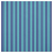 Mitternachtsblau und türkisfarbenes Muster Stoff (Muster)
