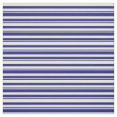 Mitternachtsblau und Weiß Muster der Streifen Stoff (Muster)