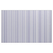 Mitternachtsblau und weiße farbige Linien Stoff (Yard (91,4 cm))
