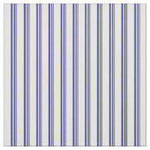 Mitternachtsblau und weiße farbige Linien Stoff (Muster)