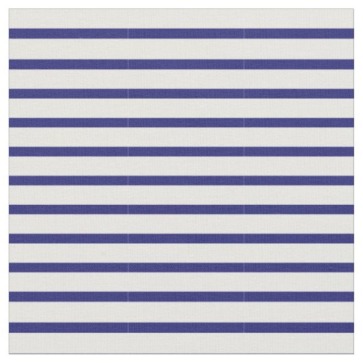 Mitternachtsblau und weiße Streifen Stoff (Nahaufnahme)