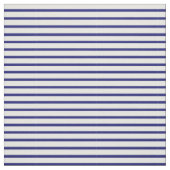 Mitternachtsblau und weiße Streifen Stoff (Muster)