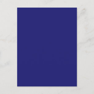 Mitternachtsblaue Einzelfarbe Postkarte