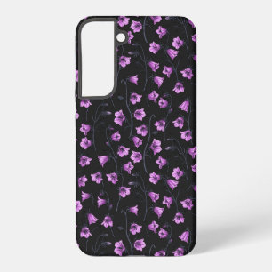 Mitternachtsblaue Glockenblumen, Hasenglöckchen, G Samsung Galaxy Hülle