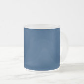 Mitternachtsblaue Mattierte Tasse - individuell ei (VorderseiteRechts)