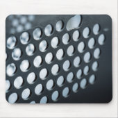 Mitternachtsblaue Ozeanwelle Minimalistisch Mousepad (Vorne)