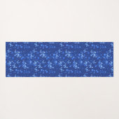 Mitternachtsblaue Schmetterlinge Yogamatte (Rückseite (Horizontal))
