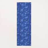 Mitternachtsblaue Schmetterlinge Yogamatte (Rückseite)