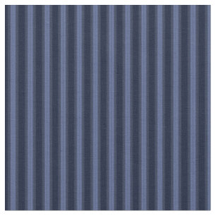 Mitternachtsblaue und Jeansblaue Streifen Stoff