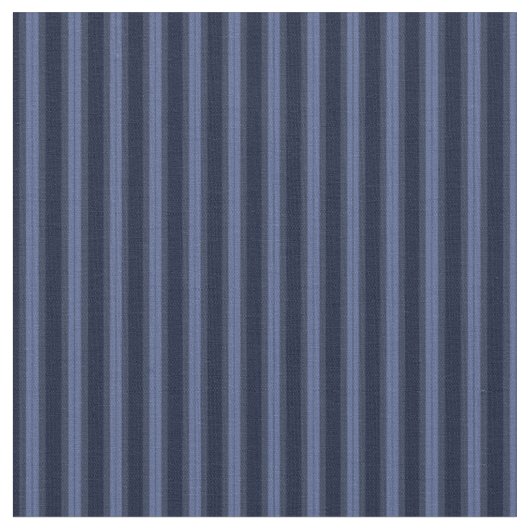 Mitternachtsblaue und Jeansblaue Streifen Stoff (Nahaufnahme)