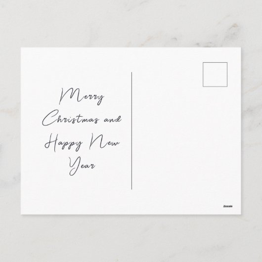 Mitternachtsblaue Weihnachten - Eleganter Baum (Rückseite)