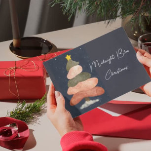 Mitternachtsblaue Weihnachten - Eleganter Baum