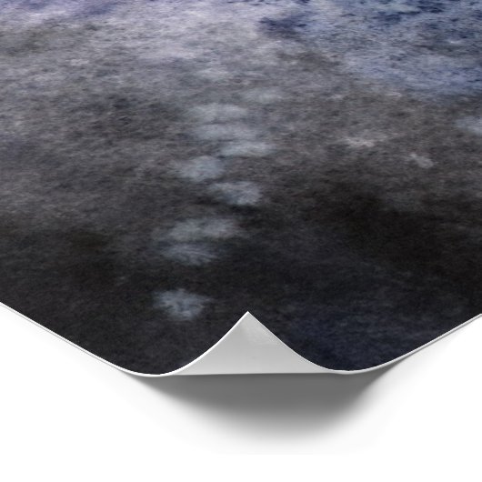 Mitternachtsblauer Feenposter von Molly Harrison Poster (Ecke)