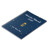 Mitternachtsblauer Goldstaub Notizblock (Linke Seite)