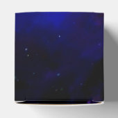 Mitternachtsblauer Himmel mit Sternen Geschenkschachtel (Oben)