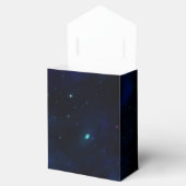 Mitternachtsblauer Himmel mit Sternen Geschenkschachtel (Geöffnet)