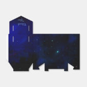 Mitternachtsblauer Himmel mit Sternen Geschenkschachtel (Ungefaltet)