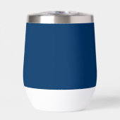 Mitternachtsblauer, isolierter Tumbler - individue (Vorderseite)