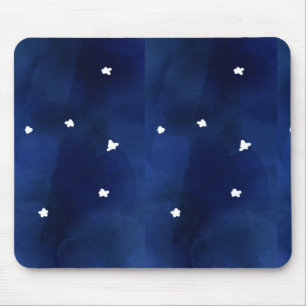 Mitternachtsblauer Sternenhimmel Mousepad