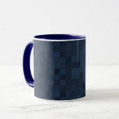 Mitternachtsblaues Mosaikmuster, Tasse (Vorderseite Links)