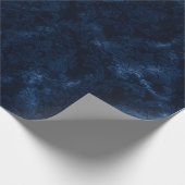 Mitternachtsblaues Samtpapier Geschenkpapier (Ecke)