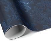 Mitternachtsblaues Samtpapier Geschenkpapier (Rolleneckpunkt)